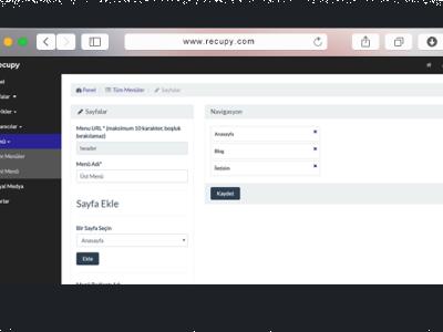 Menu Settings